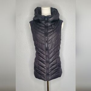 VILA Black Padded Waistciat Gilet Quilted Puffer Vest Body Warmer Size Small